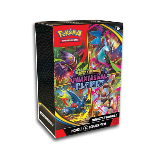 Pokémon TCG: Mega Evolution - Phantasmal Flames Booster Bundle (6 Packs)