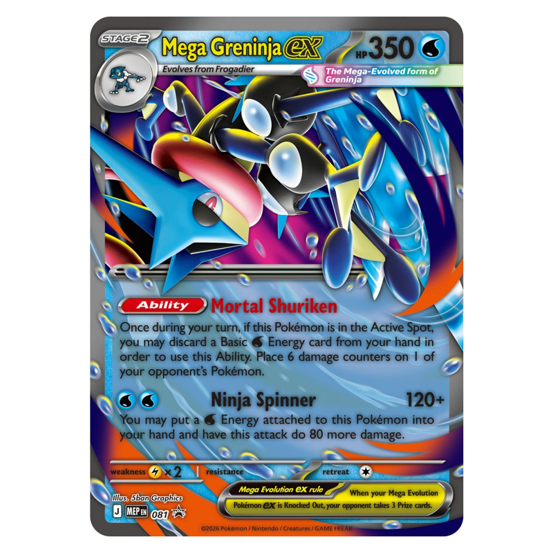 Pokémon TCG: Mega Greninja ex Premium Collection