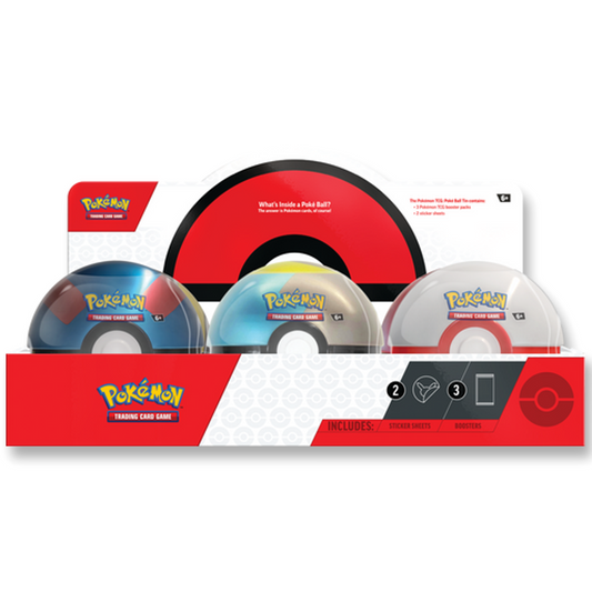 Pokémon TCG: Poké Ball Tin [Q4 2024 - 2025 Reprint] (1 Poke Ball Tin - Styles May Vary)