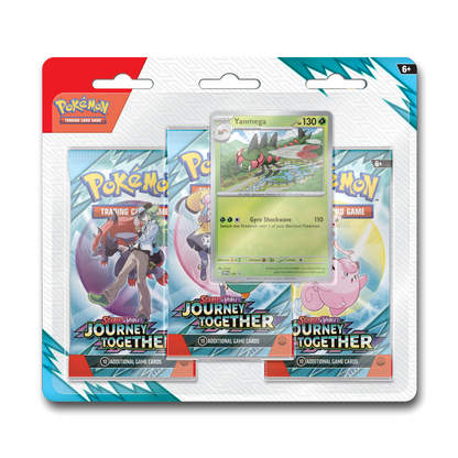 Pokémon TCG: Scarlet & Violet - Journey Together Three Pack Blister (Styles May Vary)