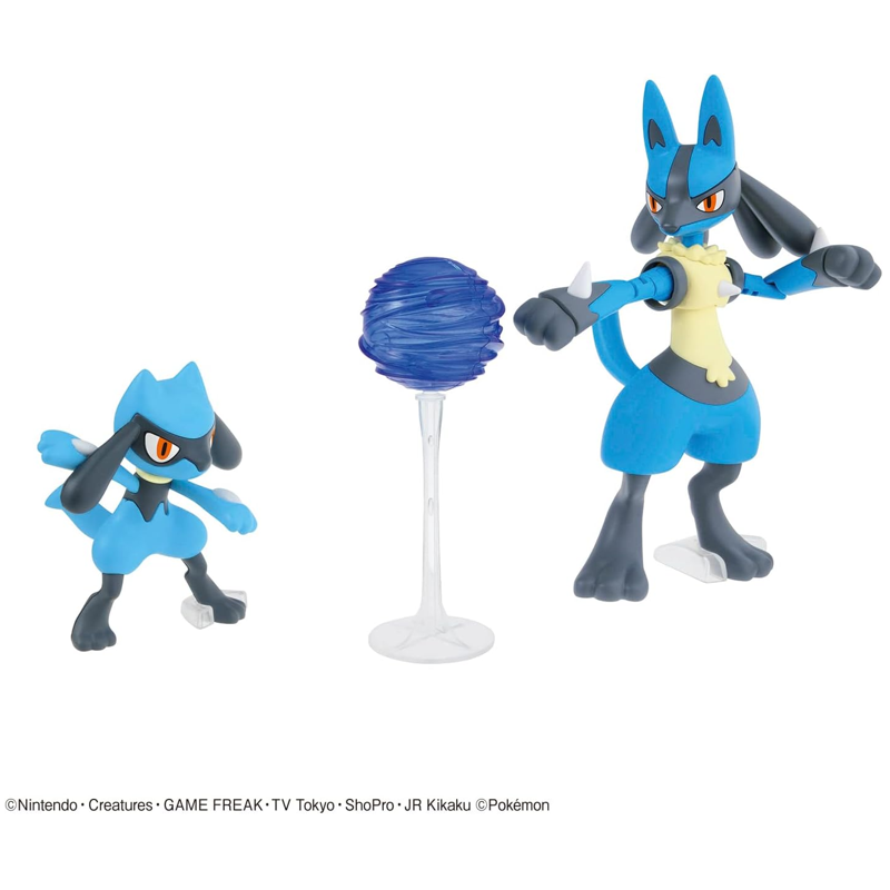 Pokémon - Riolu & Lucario Model Kit (Bandai)