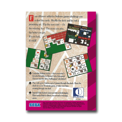 Poker Face Paul's Solitaire (Sega Game Gear)