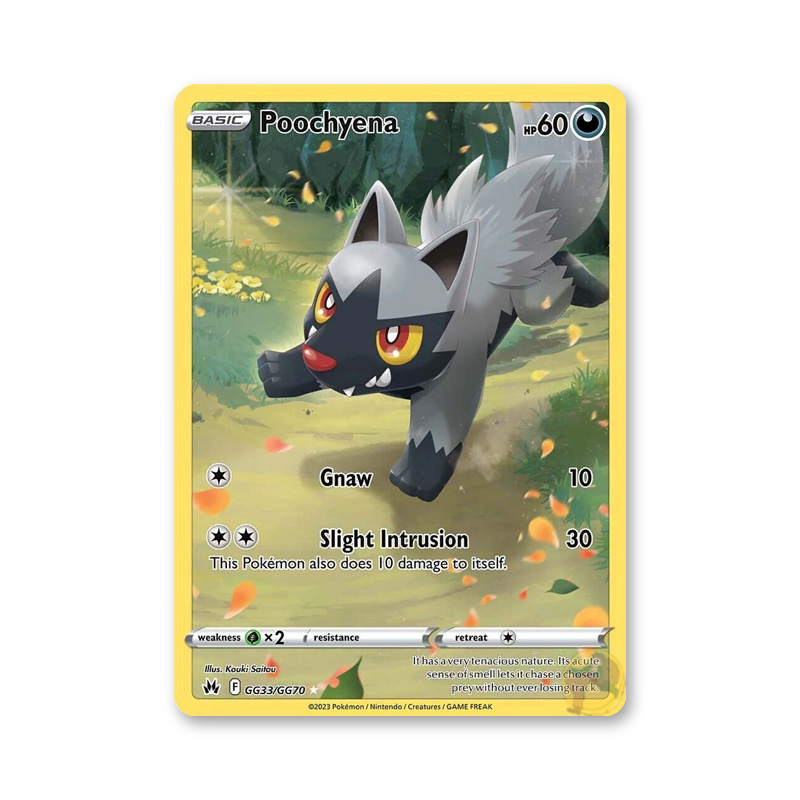 Poochyena - GG33/GG70 (Crown Zenith: Galarian Gallery)