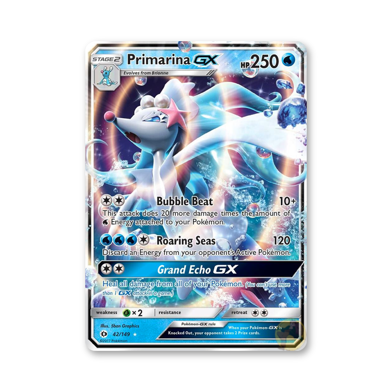 Primarina GX - 42/149 (Sun & Moon Base Set)