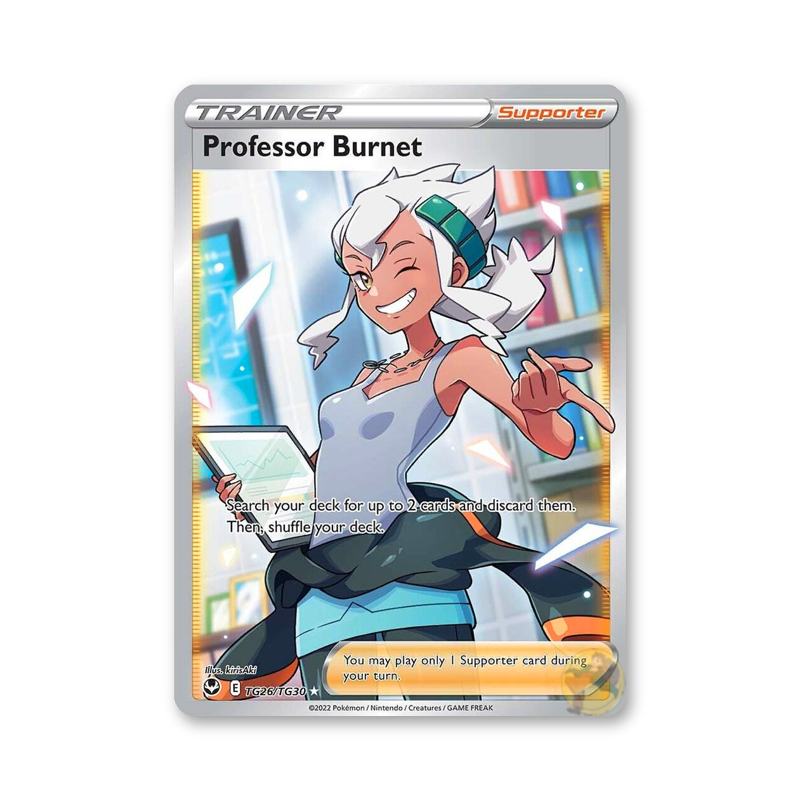Professor Burnett - TG26/TG30 (Silver Tempest Trainer Gallery)