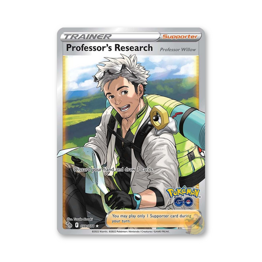 Professor's Research [Professor Willow] (Full Art) - 078/078 (Pokémon GO)