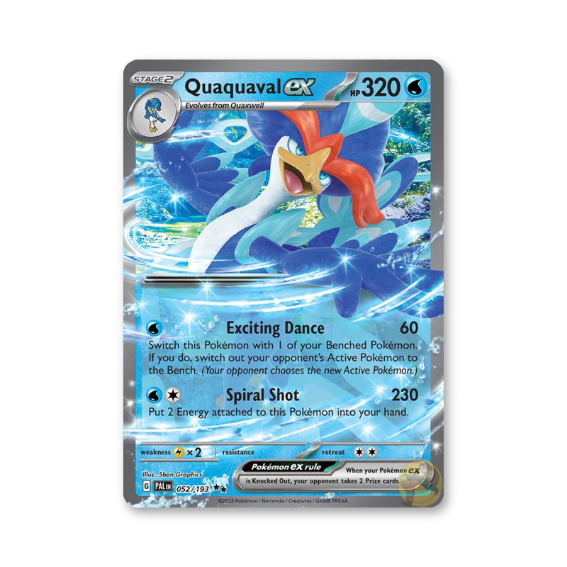 Quaquaval ex - 052/193 (Paldea Evolved)
