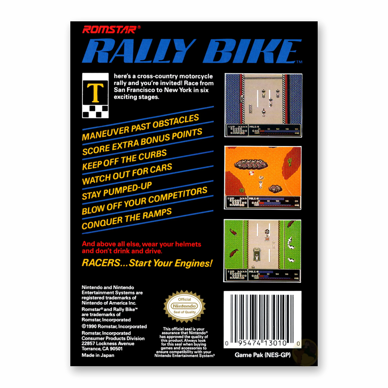 Rally Bike (Nintendo NES)