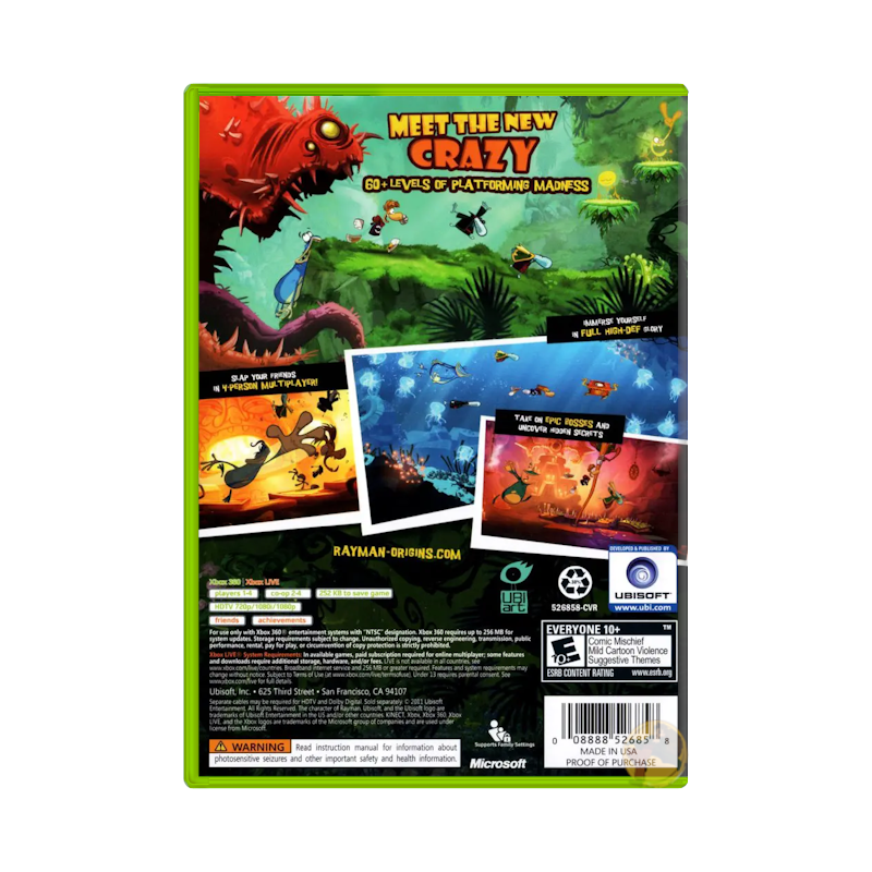 Rayman Origins (Xbox 360)