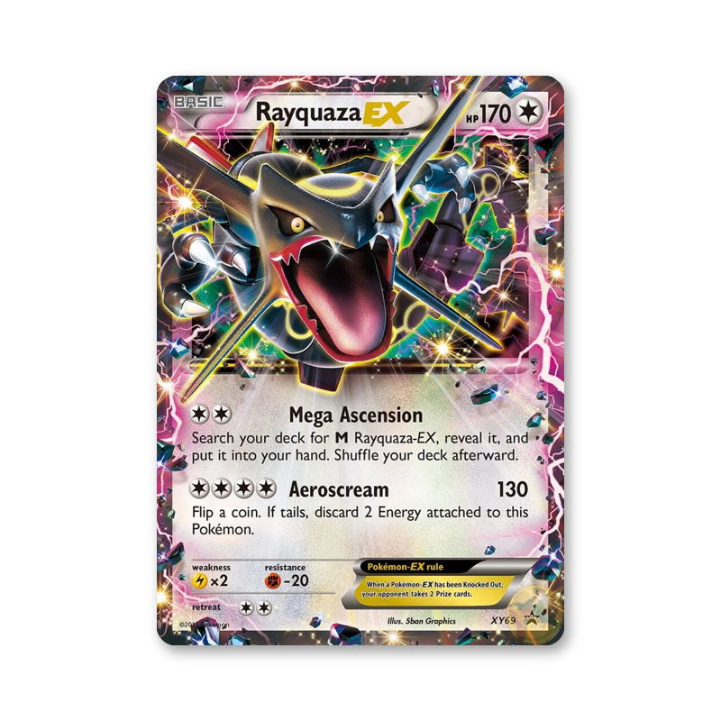 Rayquaza EX (Shiny) - XY69 (XY Promo Cards)