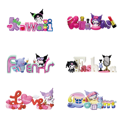 Re-Ment: Kuromi Words Collection Blind Box Figure
