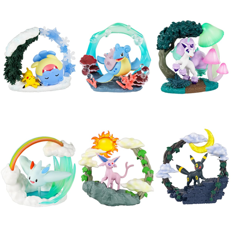 Re-Ment: Pokémon - Circular Diorama Collection - 1 Random Figure