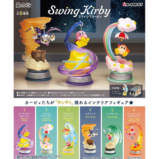 Re-Ment: Swing Kirby - 1 Random Figure