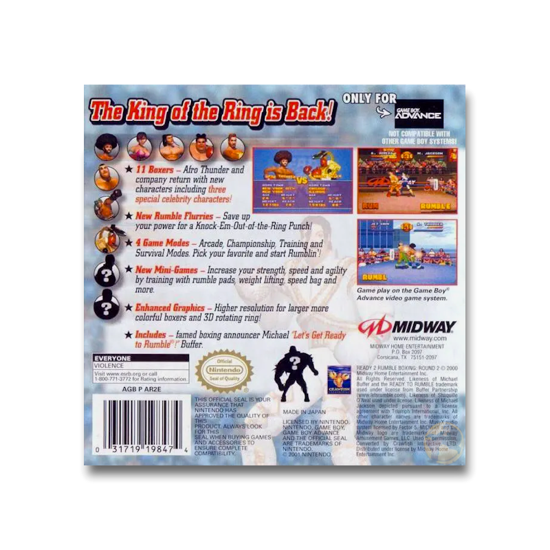 Ready 2 Rumble Boxing: Round 2 (Nintendo Game Boy Advance)