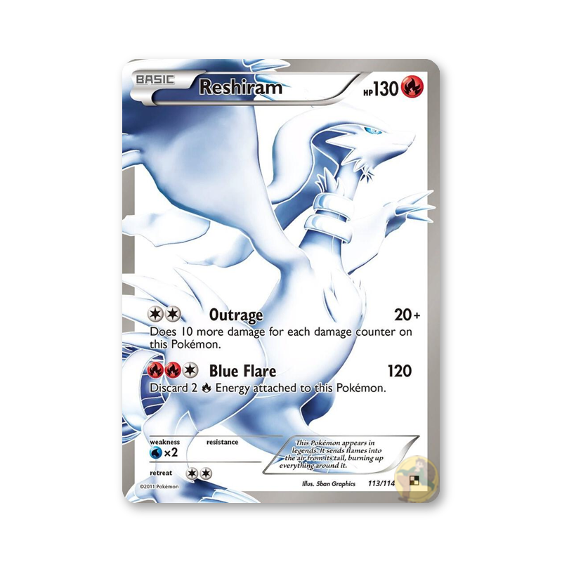 Reshiram (Full Art) - 113/114 (Black & White)