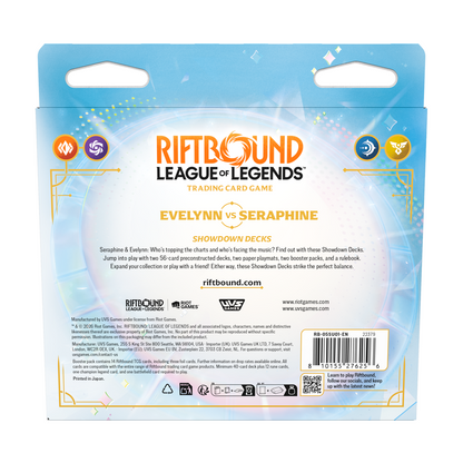 Riftbound: League of Legends TCG - Radiance Evelynn vs Seraphine Showdown Decks [PRE-ORDER]