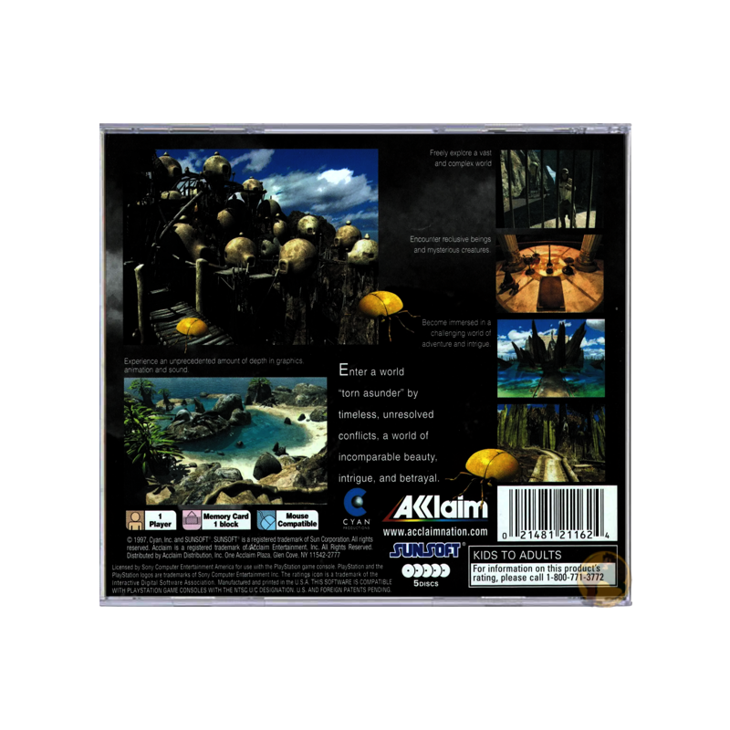 Riven: The Sequel To Myst (PlayStation 1)