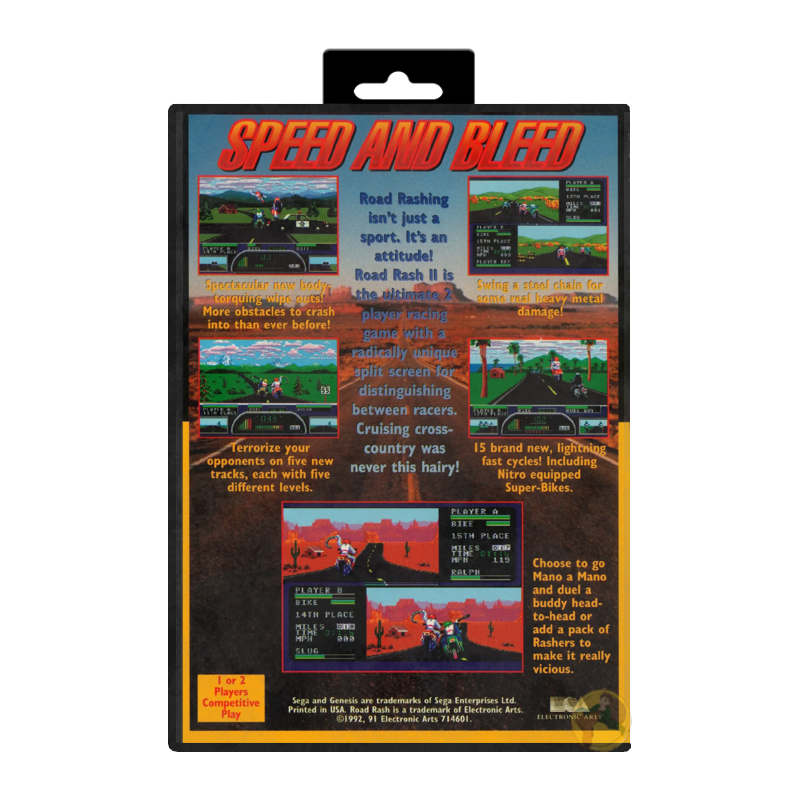 Road Rash II (Sega Genesis)