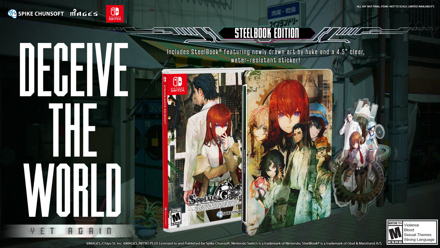 STEINS;GATE RE:BOOT [Steelbook Edition] (Nintendo Swtich) [PREORDER]