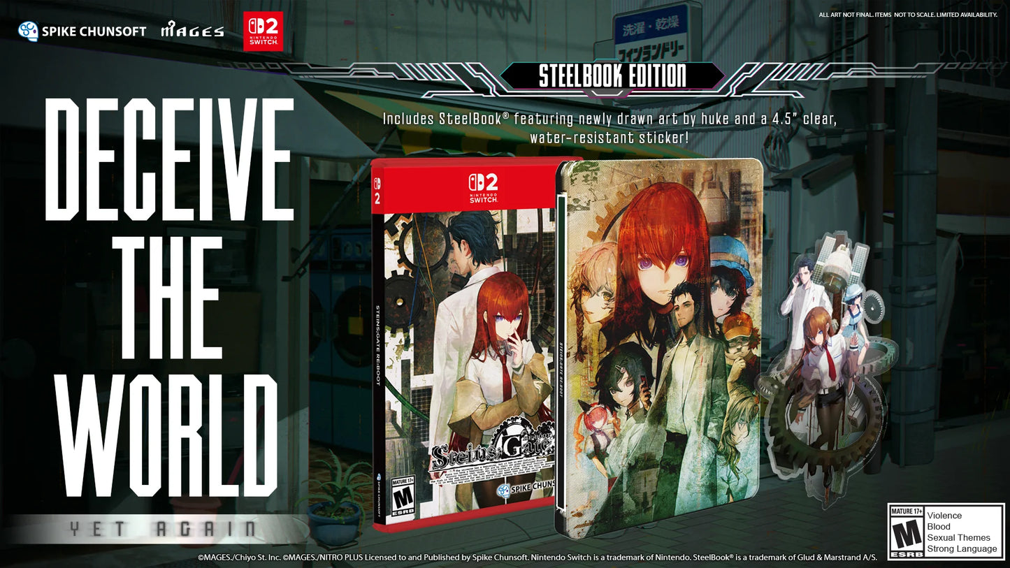 STEINS;GATE RE:BOOT [Steelbook Edition] (Nintendo Swtich 2) [PREORDER]