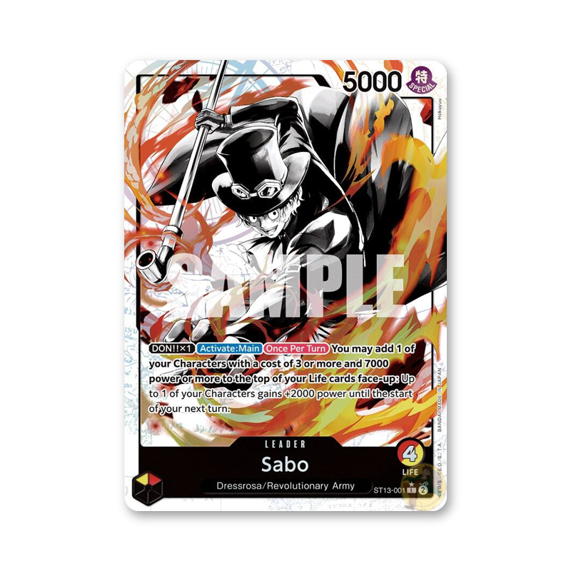 Sabo (Parallel) - ST13-001 (Ultra Deck: The Three Brothers)