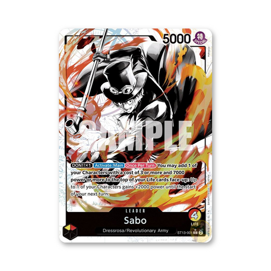 Sabo (Parallel) - ST13-001 (Ultra Deck: The Three Brothers)