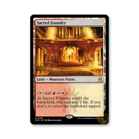 Sacred Foundry - 285 (Ravnica Remastered)