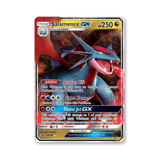 Salamence GX - 44/70 (Dragon Majesty)