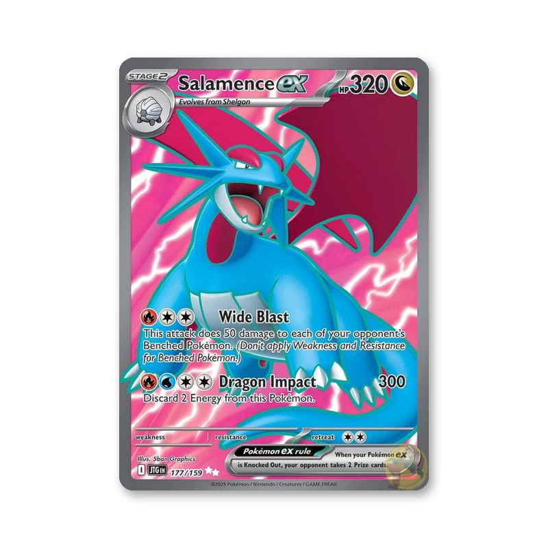 Salamence ex - 177/159 (Journey Together)