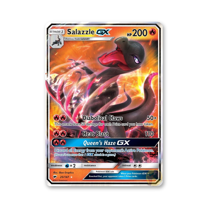 Salazzle GX - 25/147 (Burning Shadows)