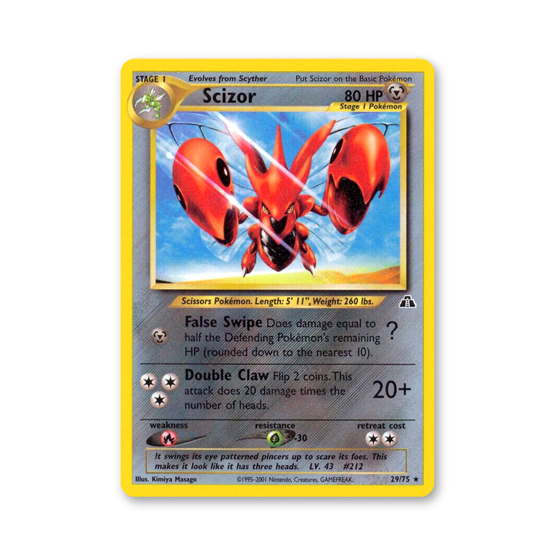 Scizor - 29/75 (Neo Discovery)