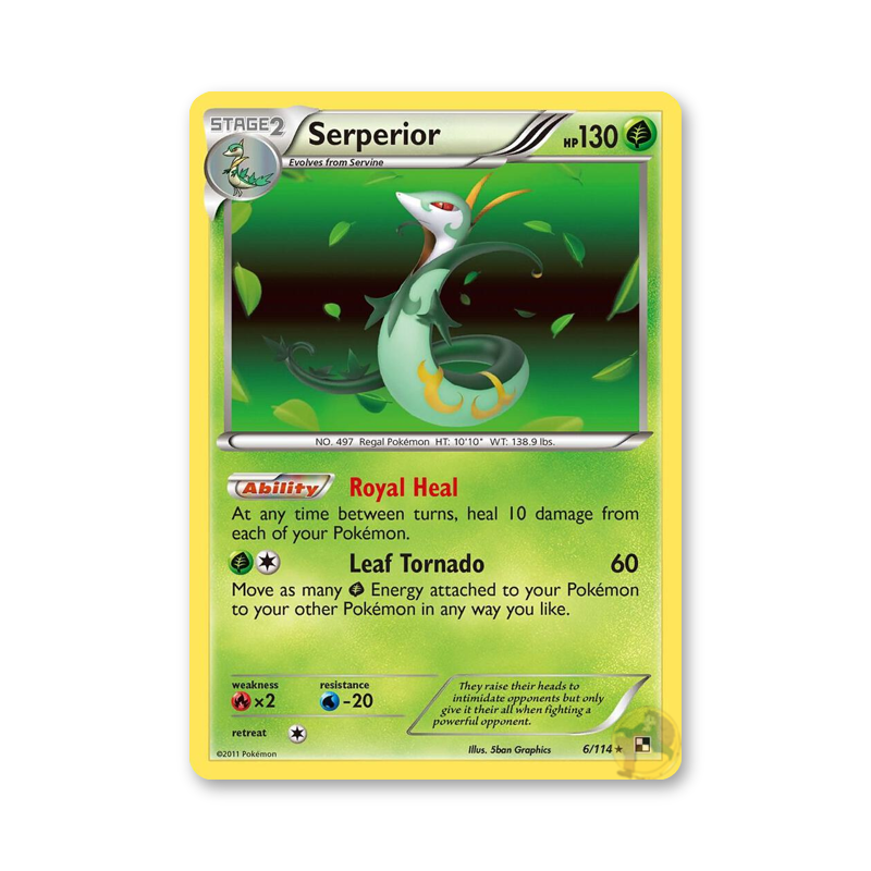 Serperior - 6/114 (Black & White)