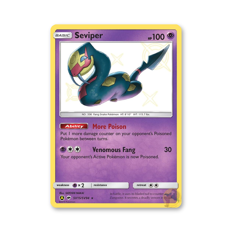 Seviper - SV15/SV94 (Hidden Fates: Shiny Vault)