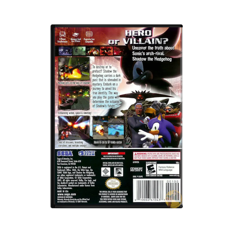 Shadow the Hedgehog (Nintendo GameCube)