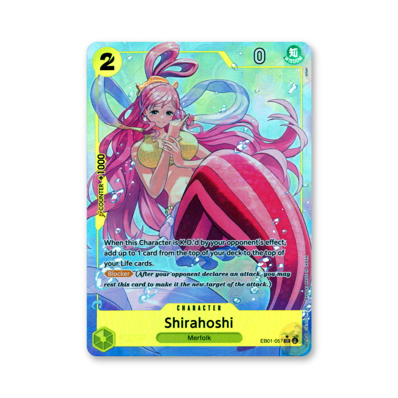 Shirahoshi (Alternate Art) - EB01-057 (Extra Booster: Memorial Collection)