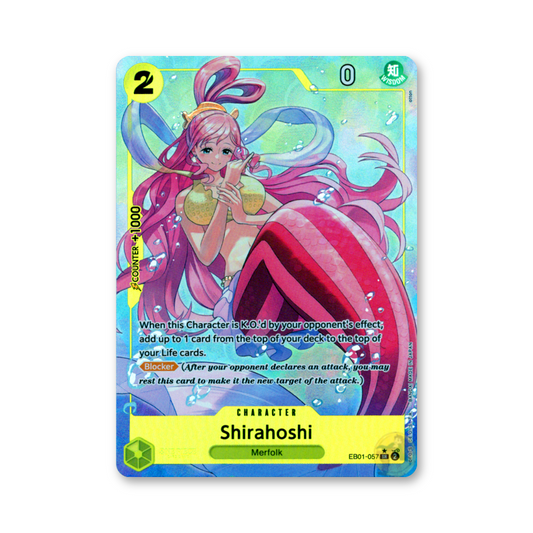 Shirahoshi (Alternate Art) - EB01-057 (Extra Booster: Memorial Collection)