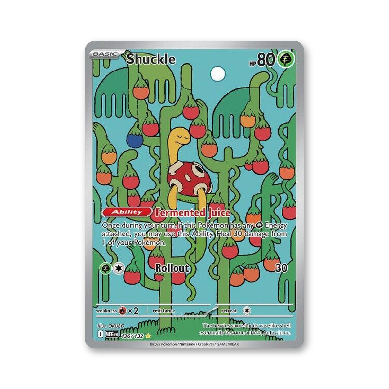 Shuckle - 136/132 (Mega Evolution Base Set)