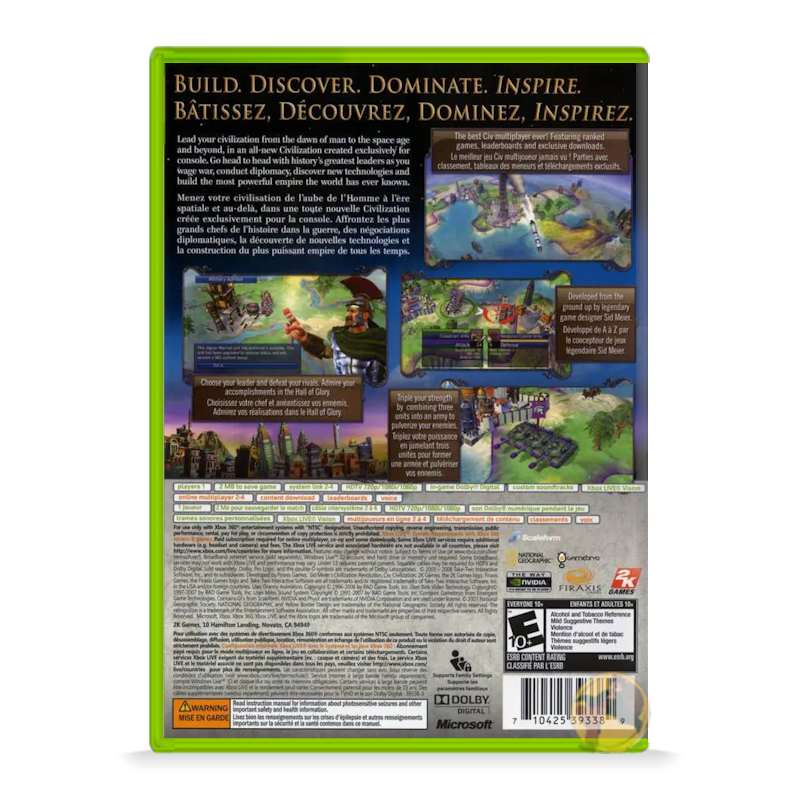 Sid Meier's Civilization Revolution (Xbox 360)