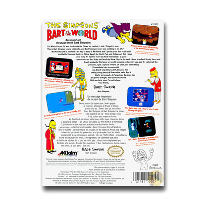 Simpsons: Bart vs. the World (Nintendo NES)