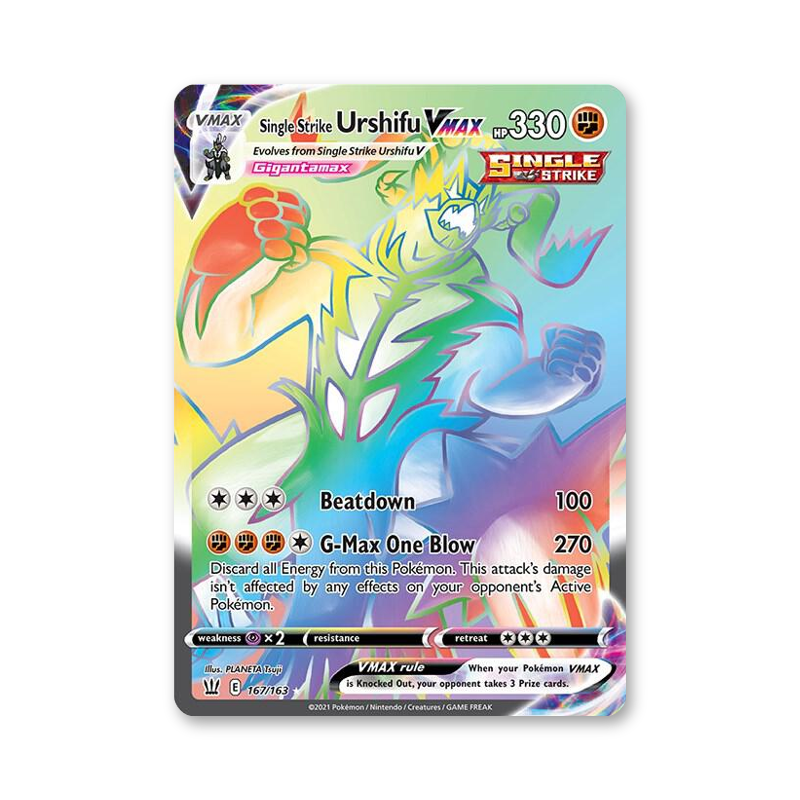 Single Strike Urshifu VMAX (Secret) - 167/163 (Battle Styles)