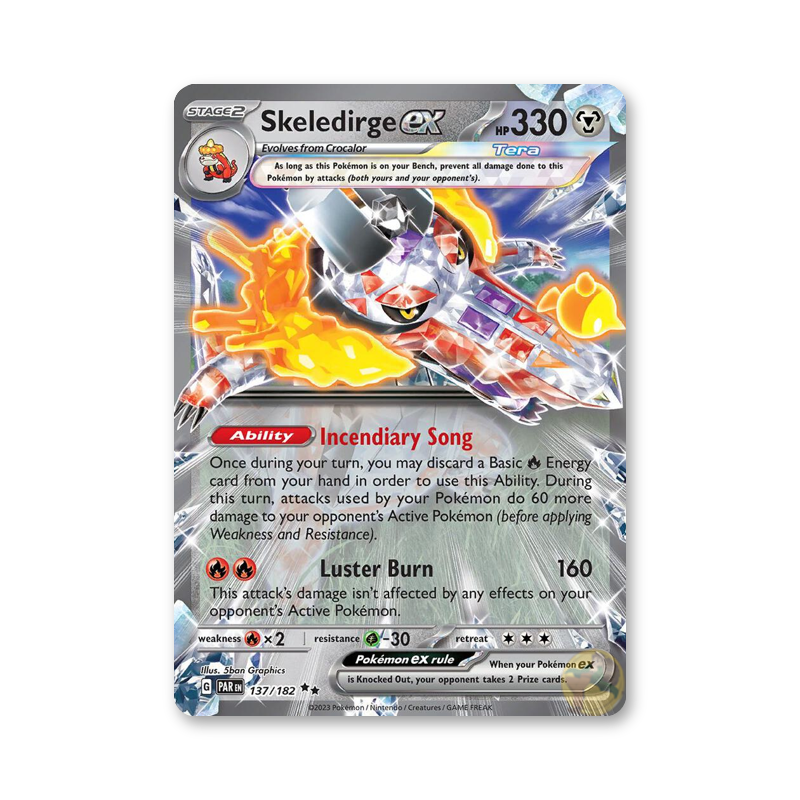 Skeledirge ex - 137/182 (Paradox Rift)
