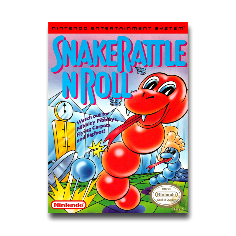 Snake Rattle 'n' Roll (Nintendo NES)