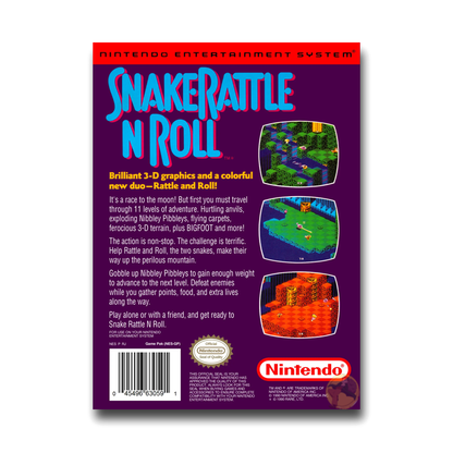 Snake Rattle 'n' Roll (Nintendo NES)