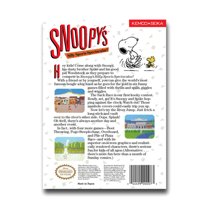 Snoopy's Silly Sports Spectacular! (Nintendo NES)