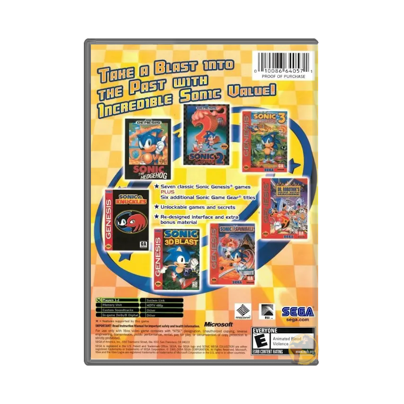 Sonic Mega Collection Plus [Platinum Hits] (Microsoft Xbox)