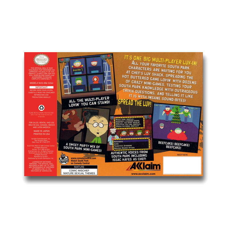 South Park: Chef's Luv Shack (Nintendo 64)