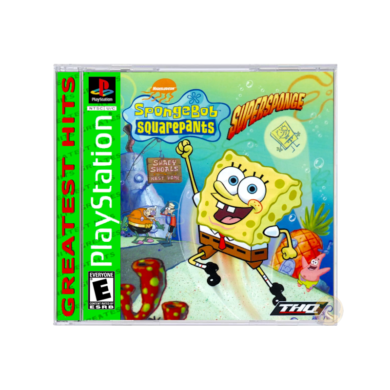 SpongeBob SquarePants: SuperSponge [Greatest Hits] (PlayStation 1)