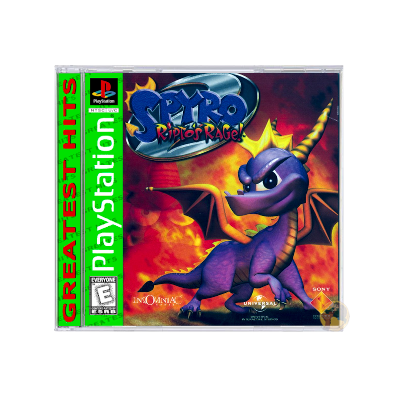 Spyro 2: Ripto's Rage! [Greatest Hits] (PlayStation 1) – Spanky's Loot ...