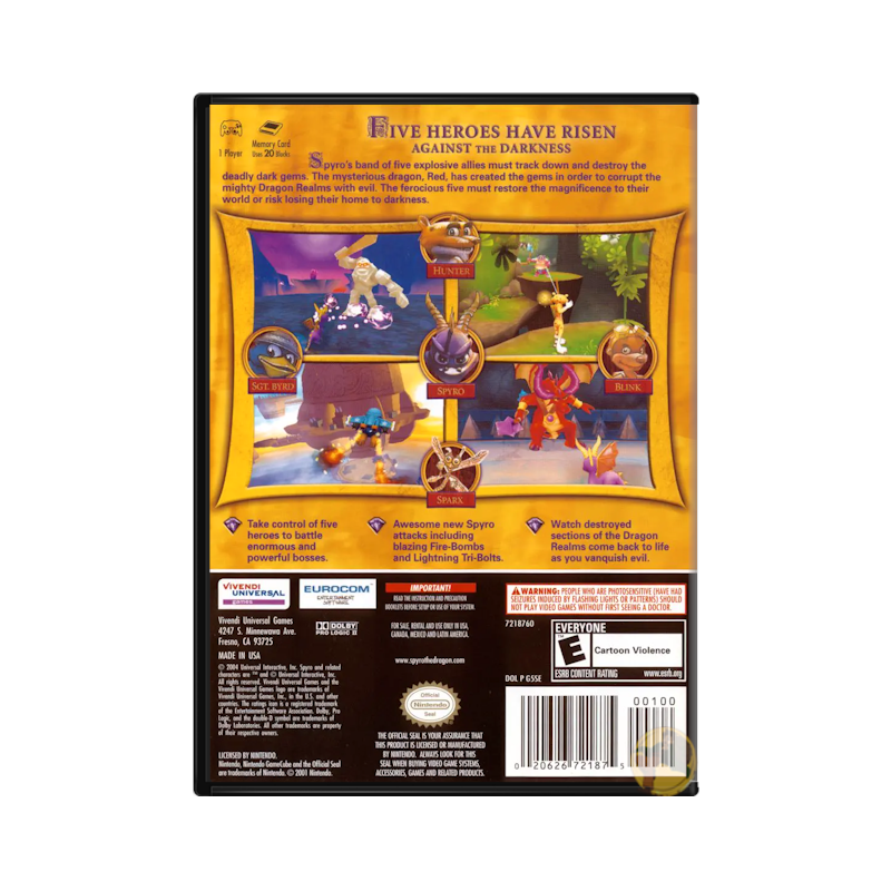 Spyro: A Hero's Tail (Nintendo GameCube)