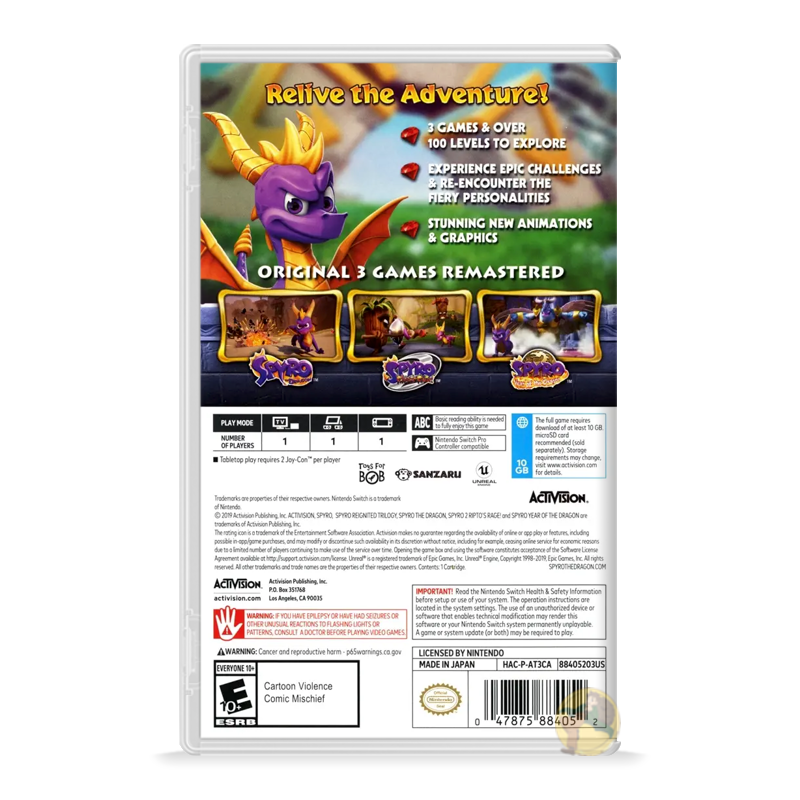 Spyro Reignited Trilogy (Nintendo Switch)
